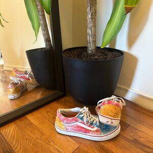 Vans Old Skool Tie Dye Canvas Sneakers Shoes Womens Size 7